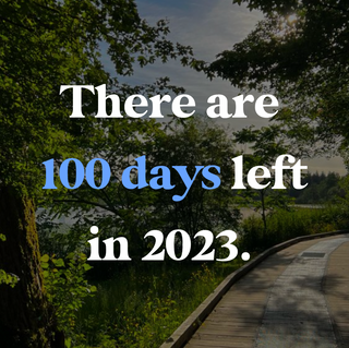 There are 100 days left of 2023...