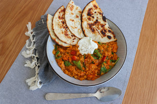Coconut Curry Dhal & Flatbread