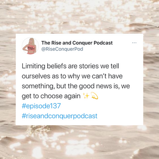 Limiting beliefs & how to choose a new story 💫 *REPLAY EP from She Was The Fire Podcast*